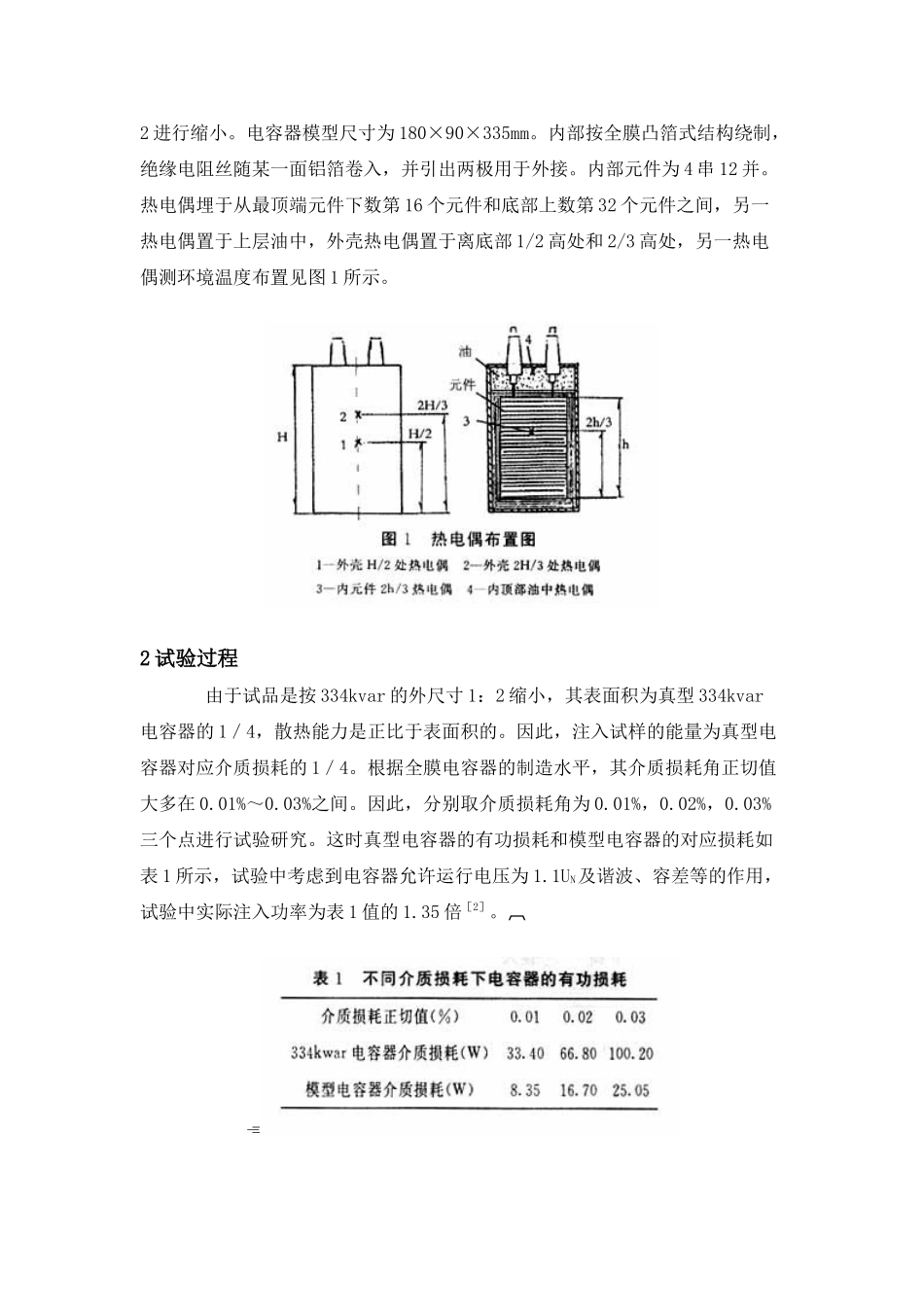 全膜电容器热稳定试验研究_第2页