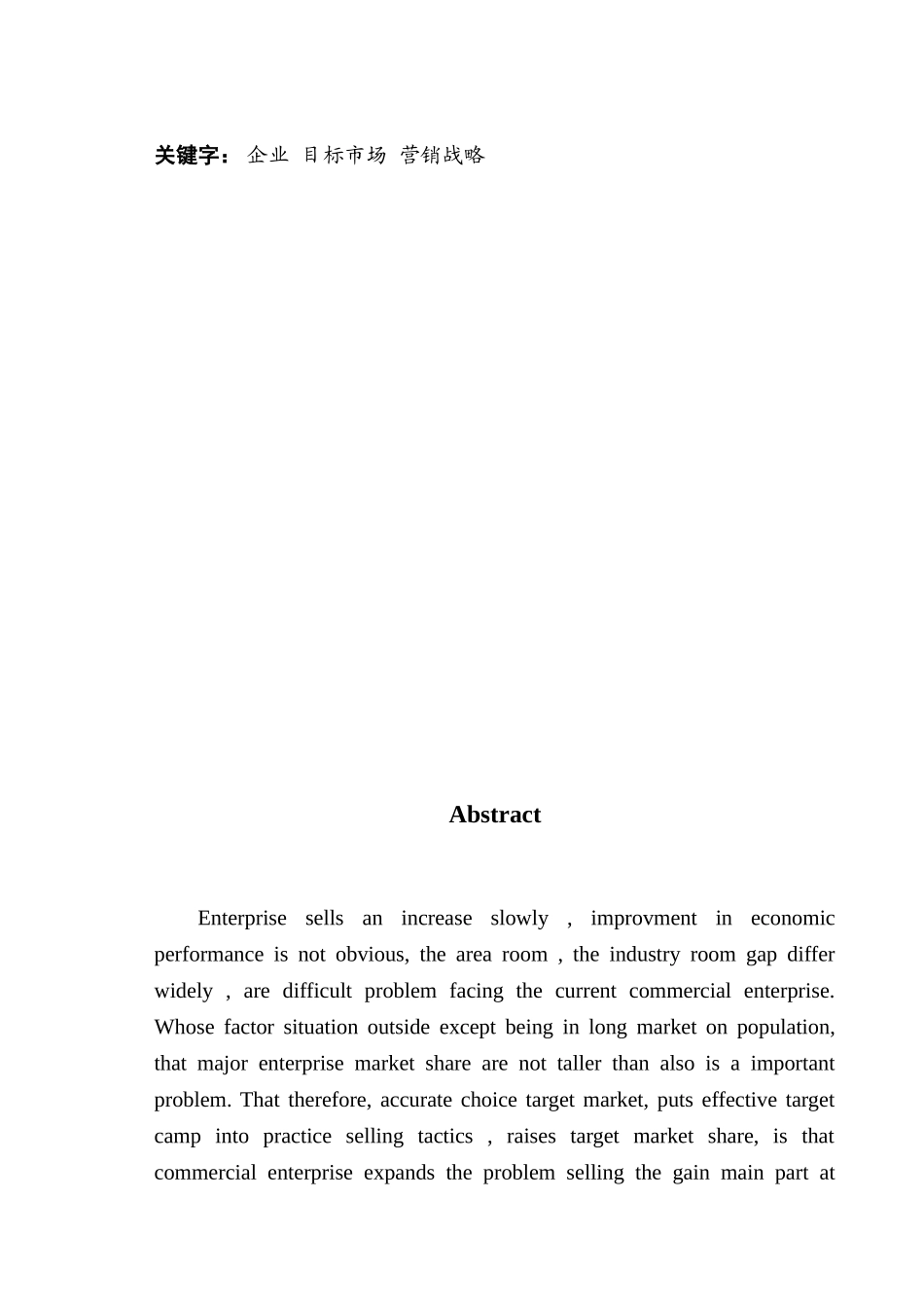浅析企业目标市场营销战略分析研究  工商管理专业_第2页