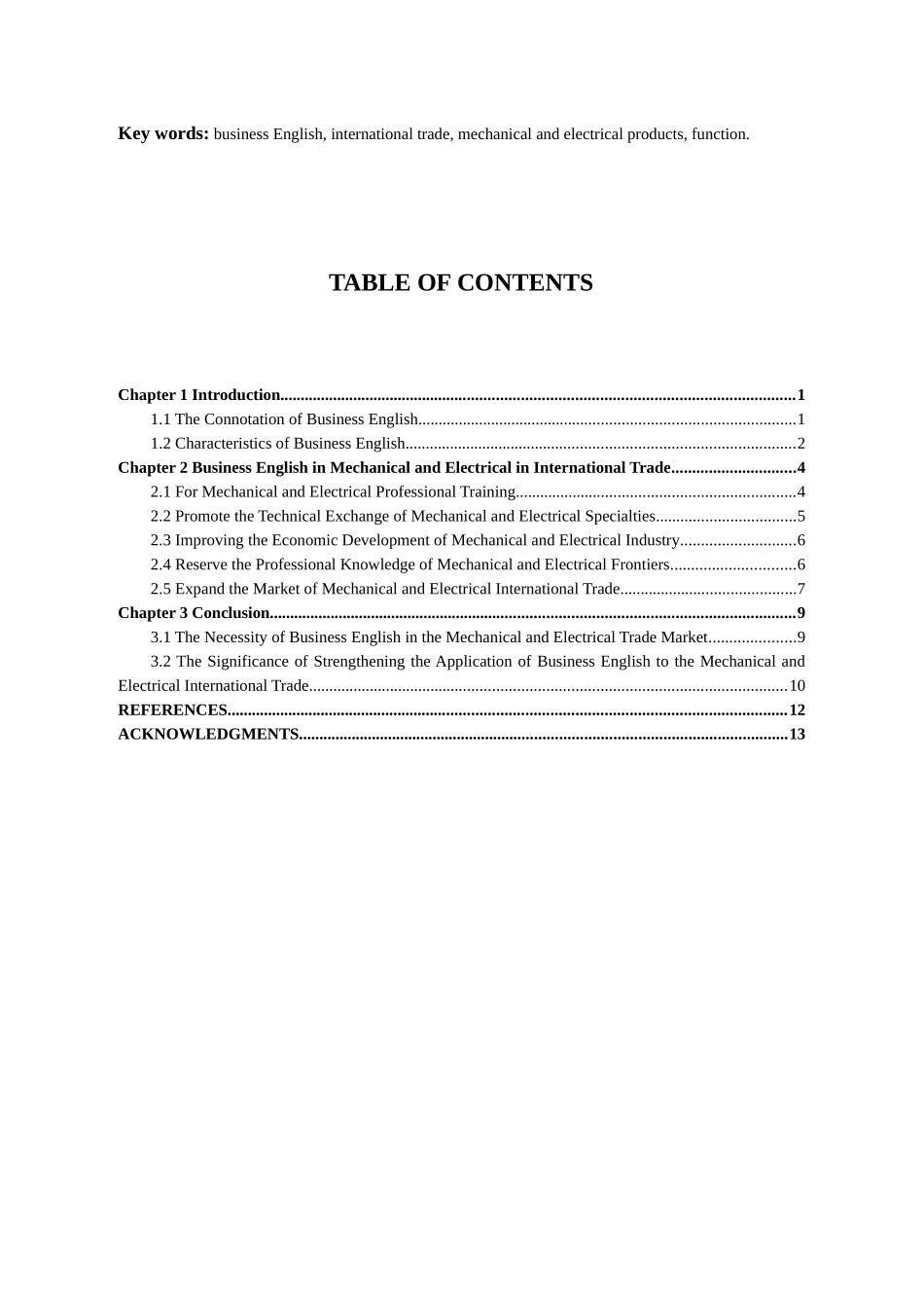 浅析商务英语在国际贸易中的作用分析研究——以机电产品在国际贸易中的进口为例   国际贸易专业_第3页