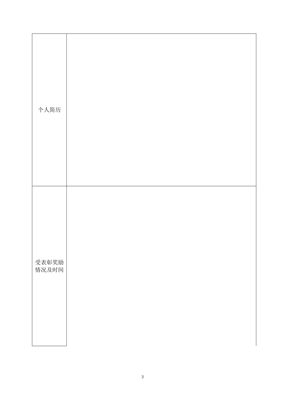 全国特色教育优秀教师申报表_第3页