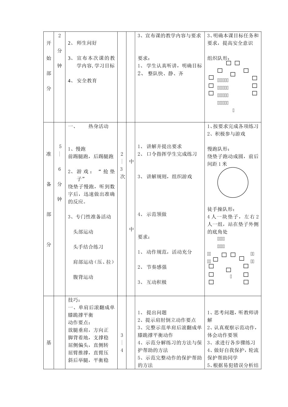 全国第四届体育观摩课教案-苑景蕊_第3页
