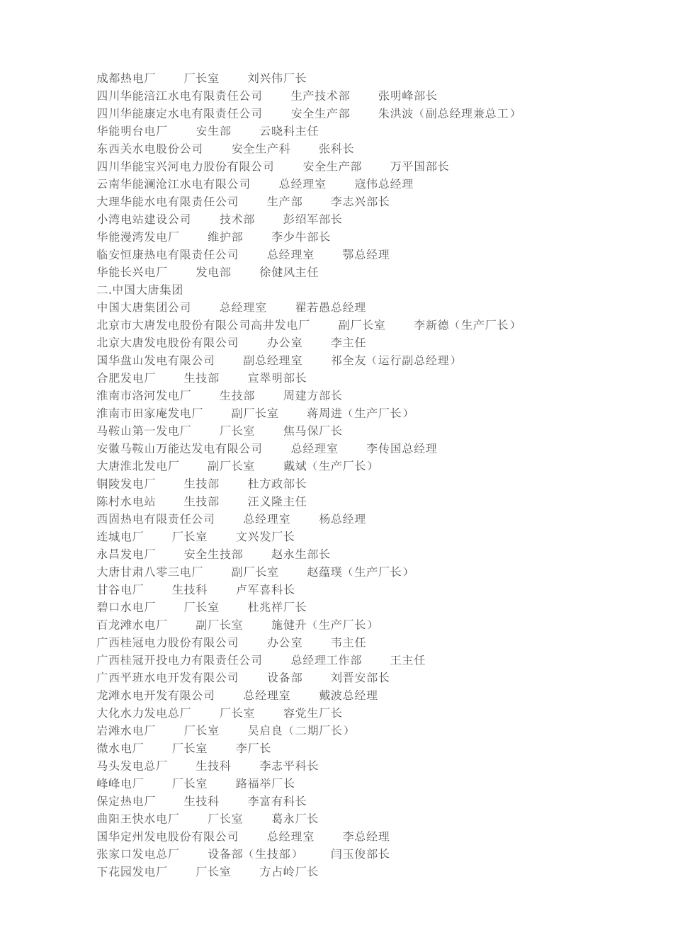 全国电厂名录._第2页