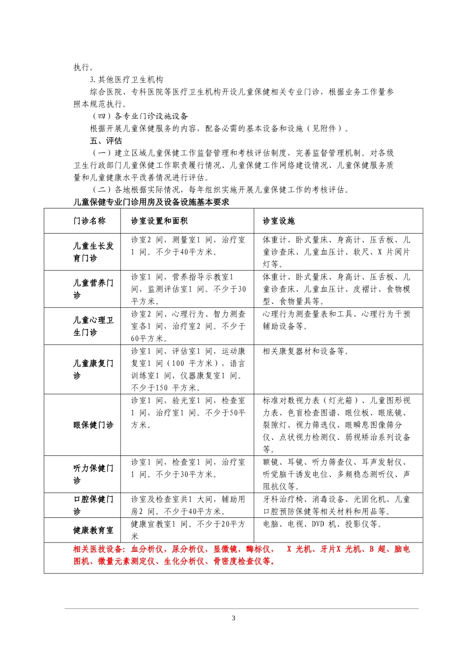 全国儿童保健工作规范_第3页