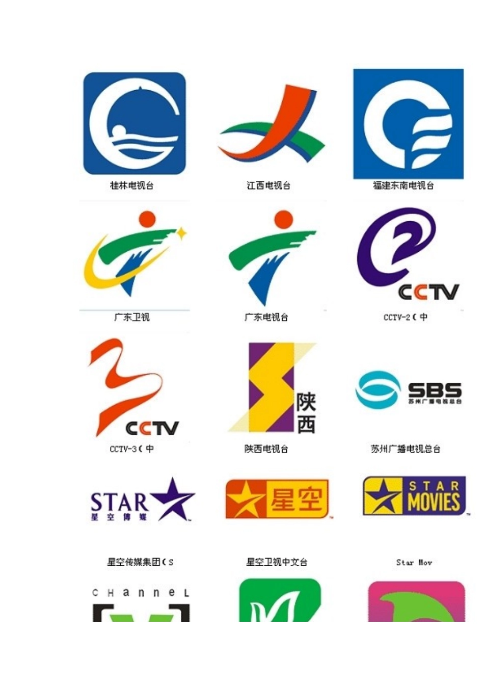 全国各地电视台台标大全_第3页