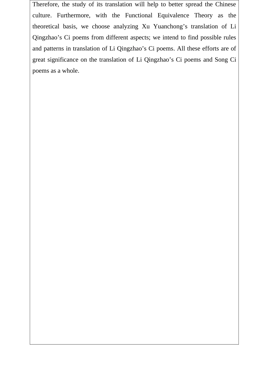 三美”理论在许渊冲英译李清照分析研究   英语翻译学专业 开题报告_第3页