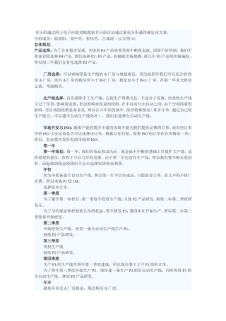 全国一等奖ERP沙盘