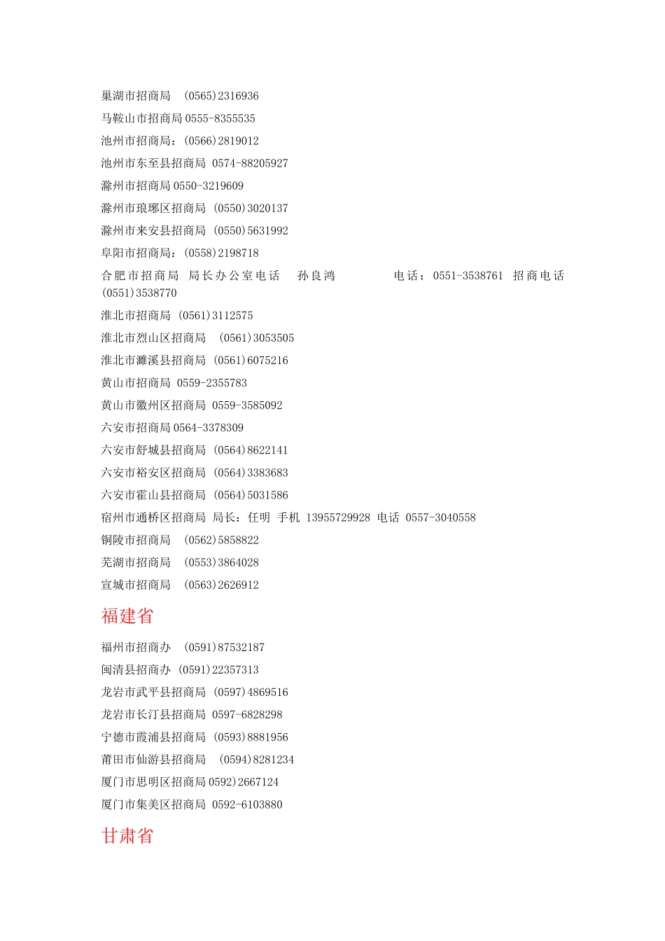 全国招商局电话_第2页