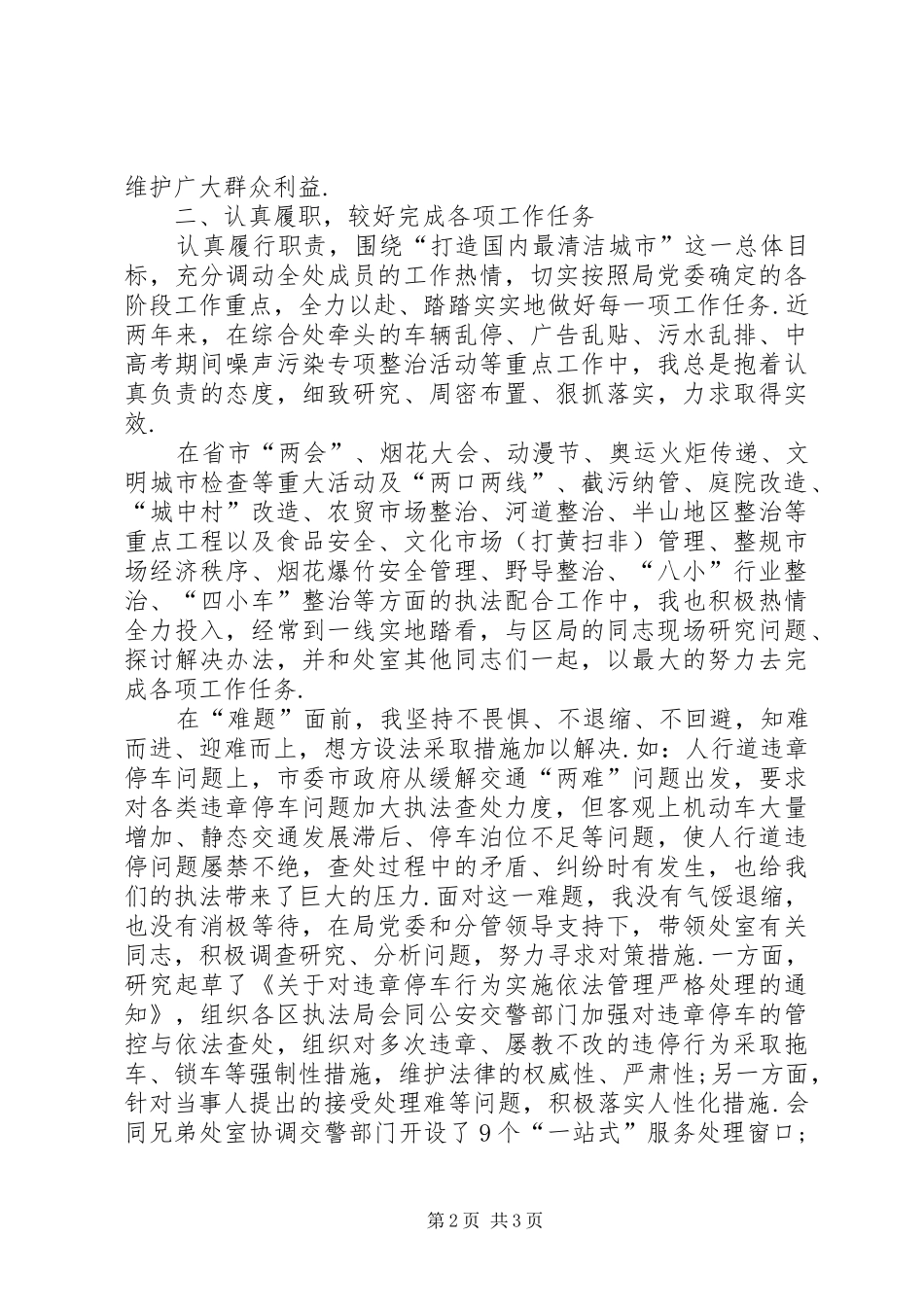 城管工作个人工作总结城管工作总结个人_第2页