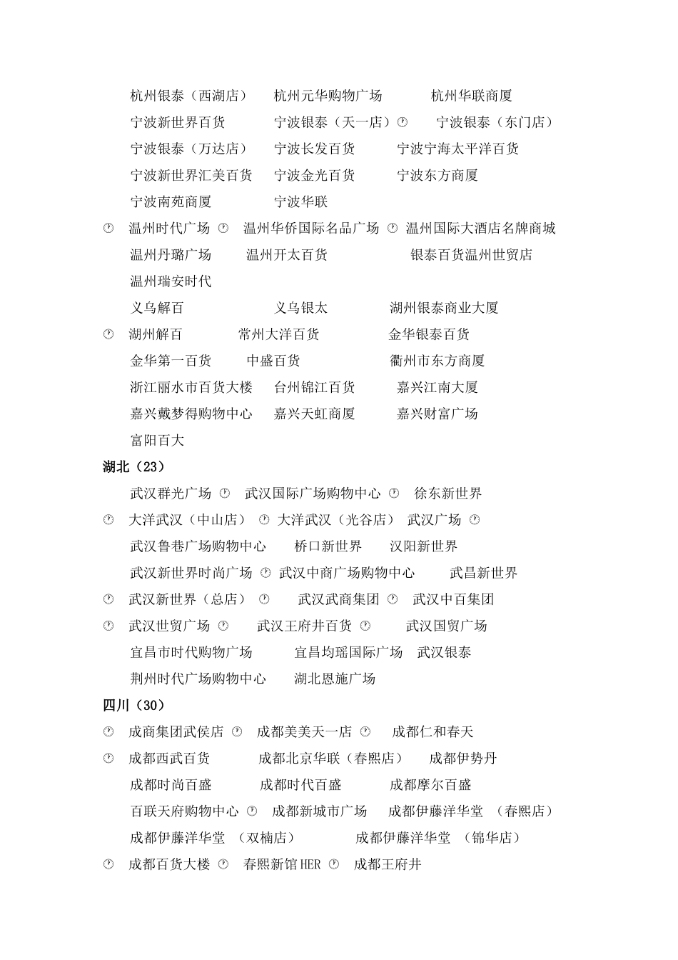 全国重点商场明细_第3页