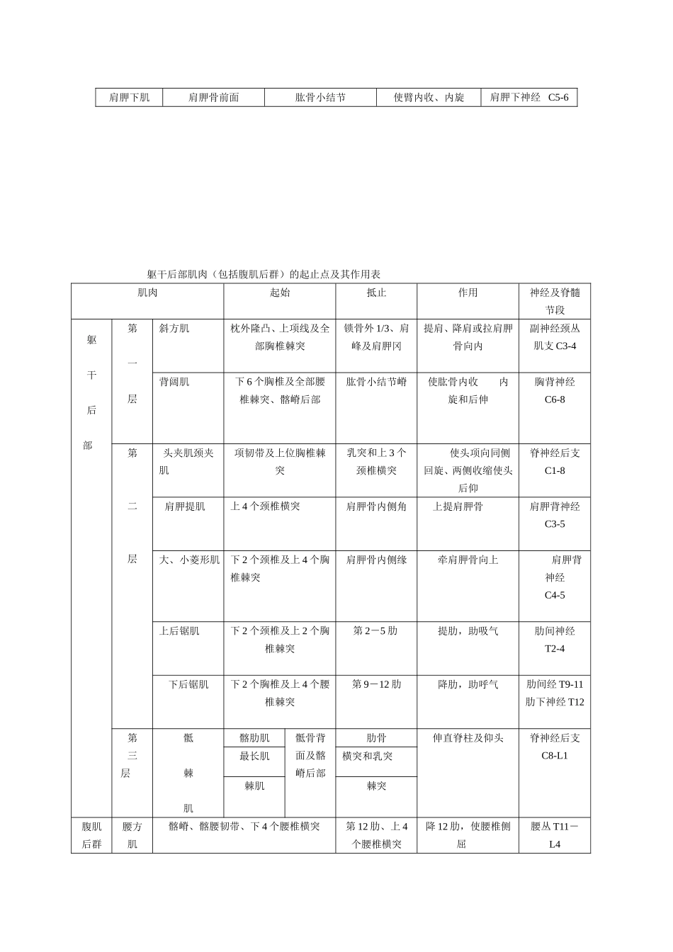 全身肌肉起止点_第3页