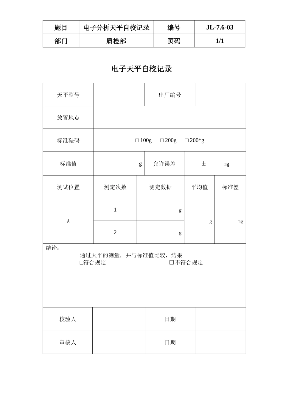 全套试验仪器自校规程和记录(同名14879)_第3页