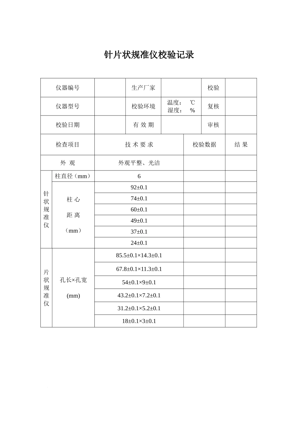 全套试验仪器自校规程和记录_第2页