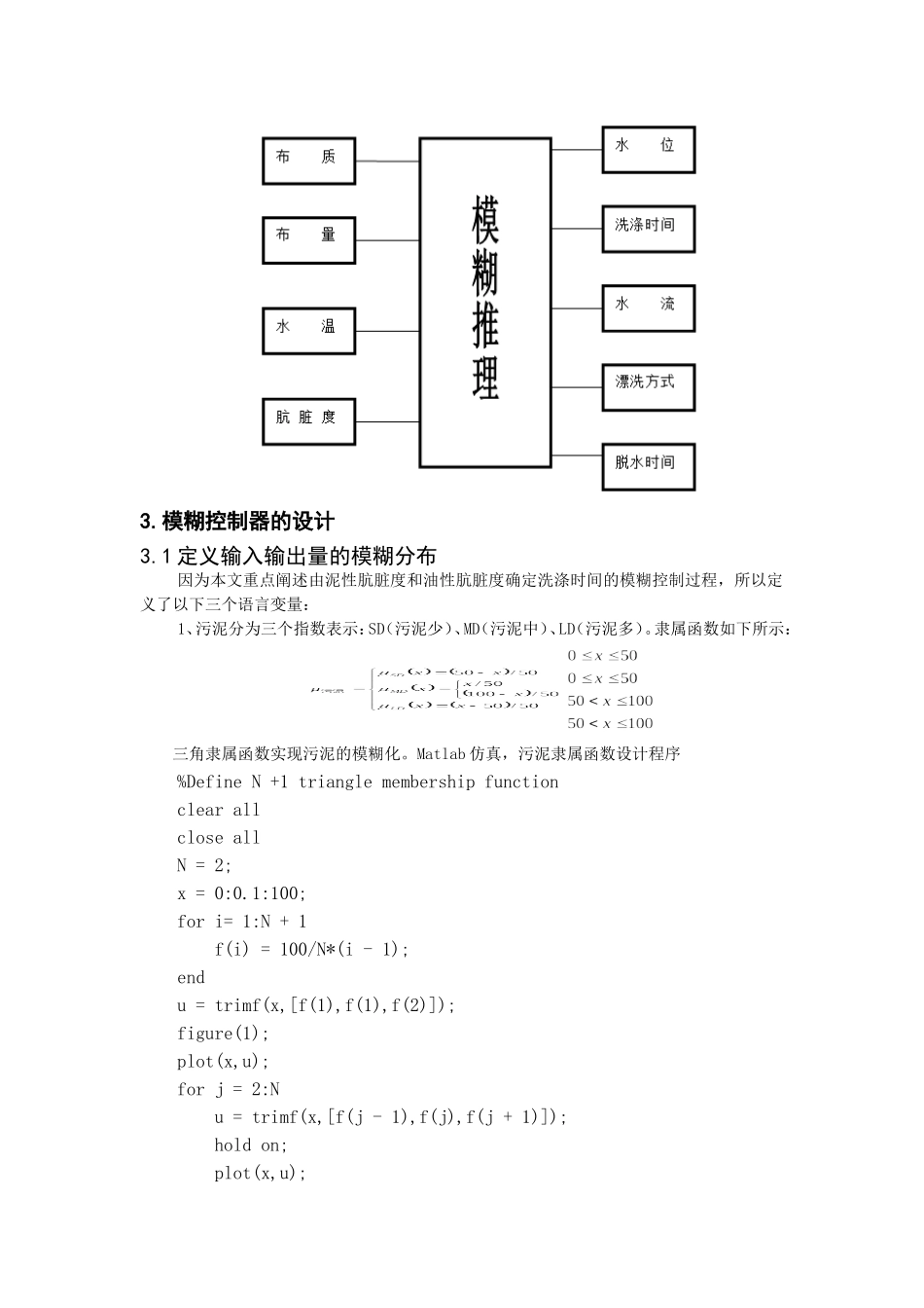 全自动洗衣机模糊控制器设计_第2页