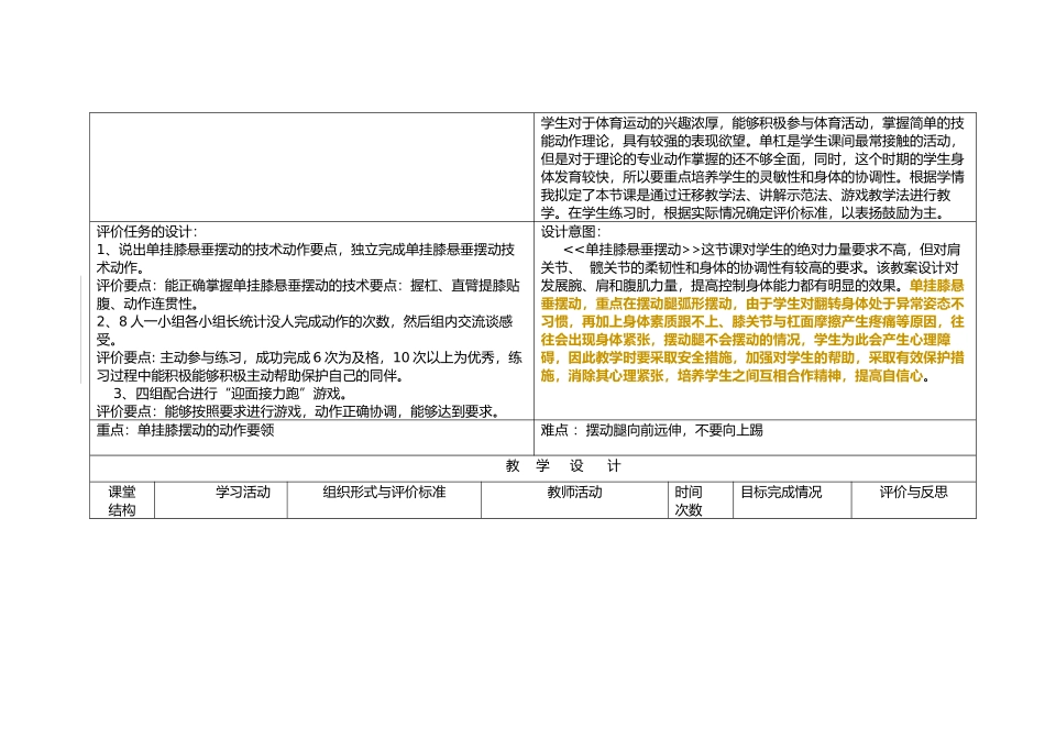 体操----低单杠屈腿悬垂摆动_第2页