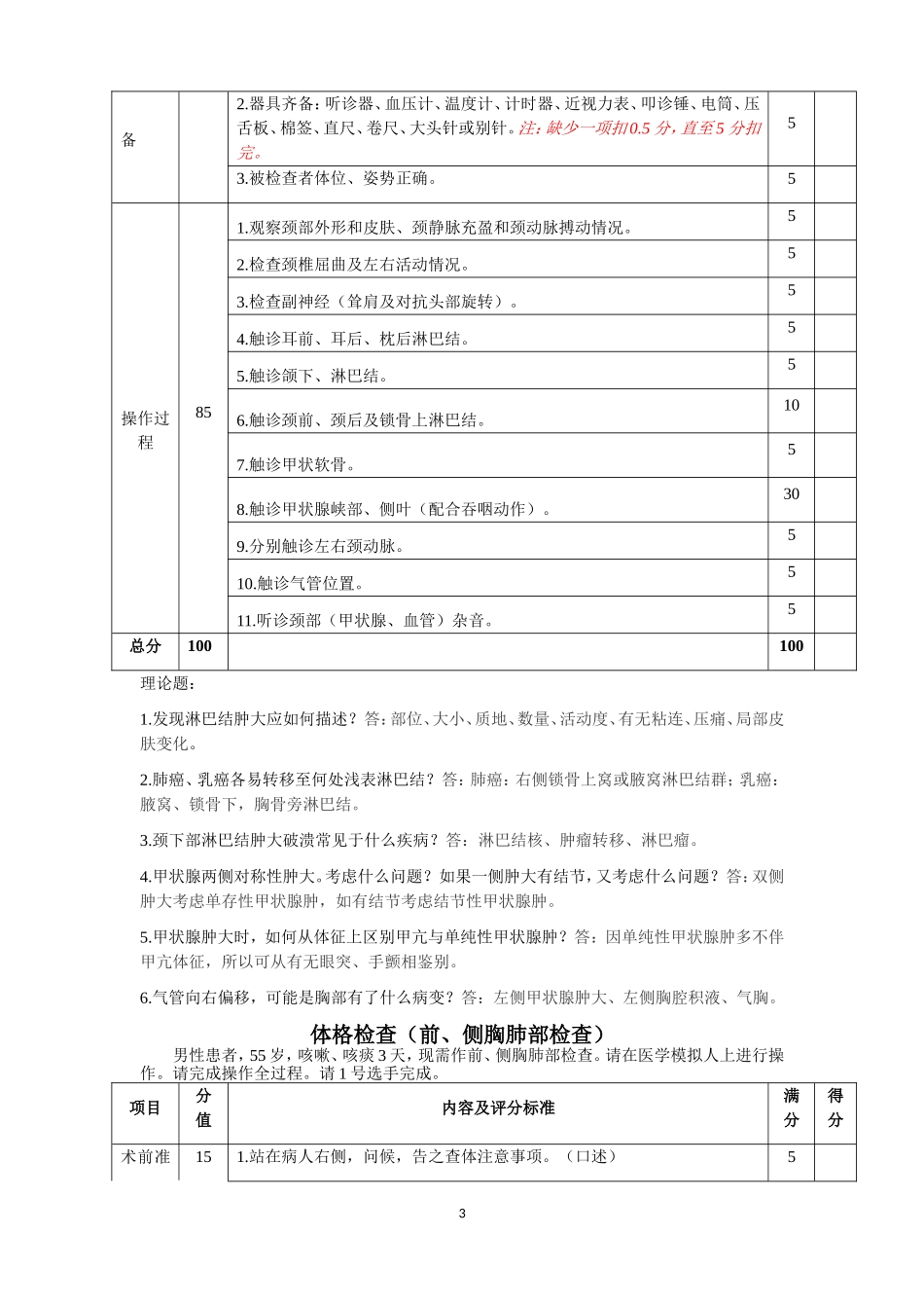 体格检查、临床技能操作标准手册_第3页
