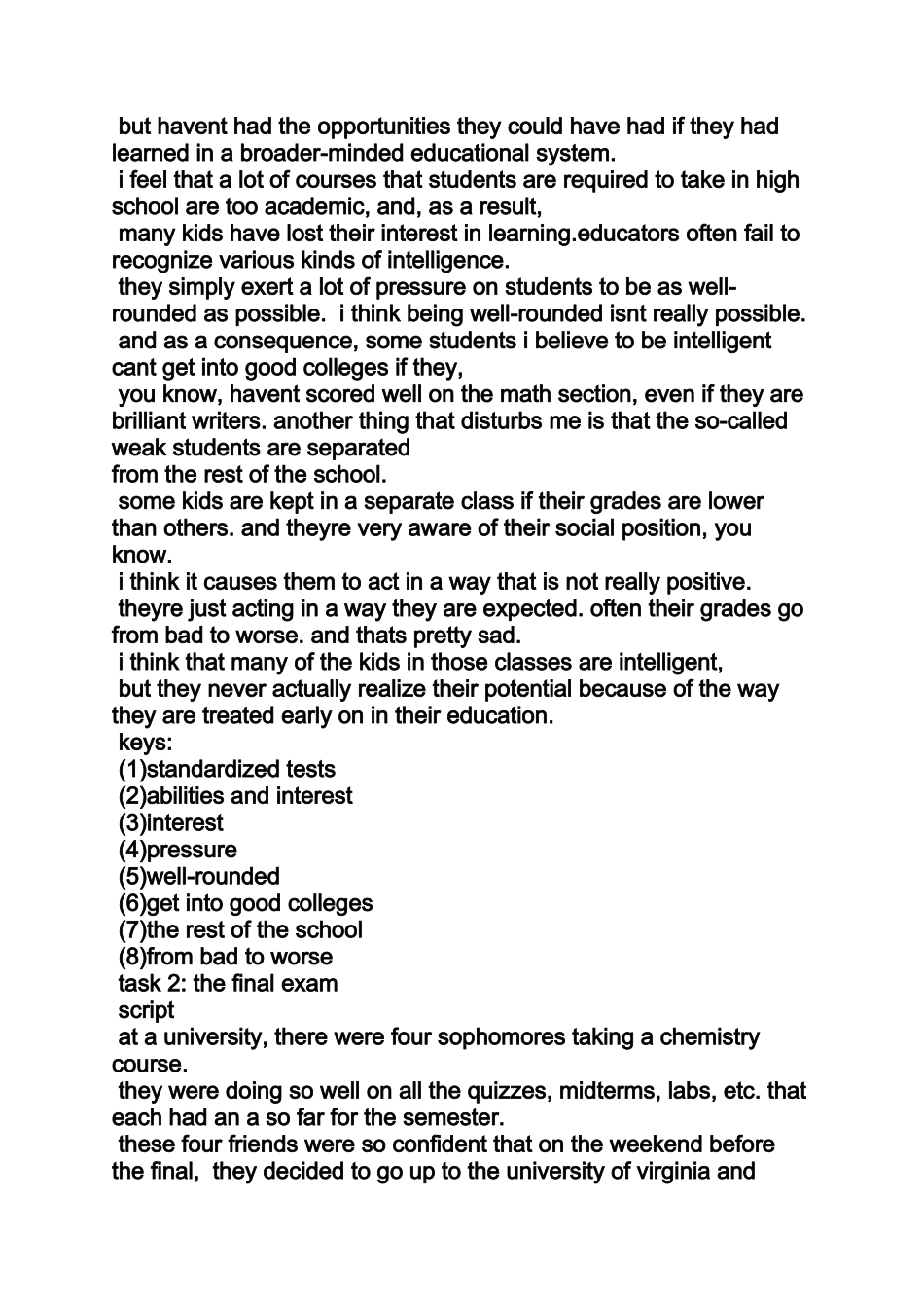 全新版大学听说教程3答案第二版_第3页