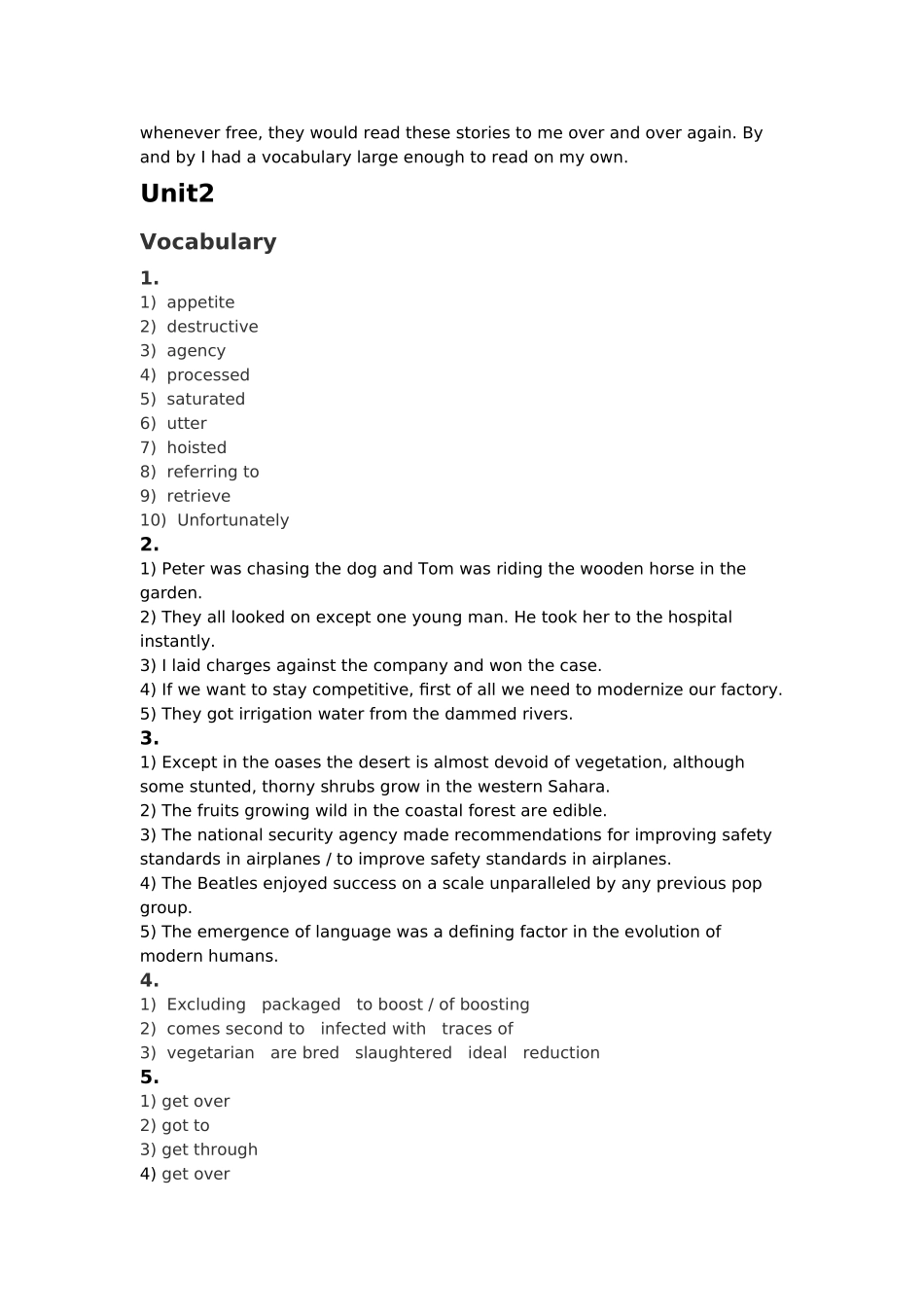 全新版大学英语(第二版)综合教程5学生用书unit1-unit2课后解答_第3页
