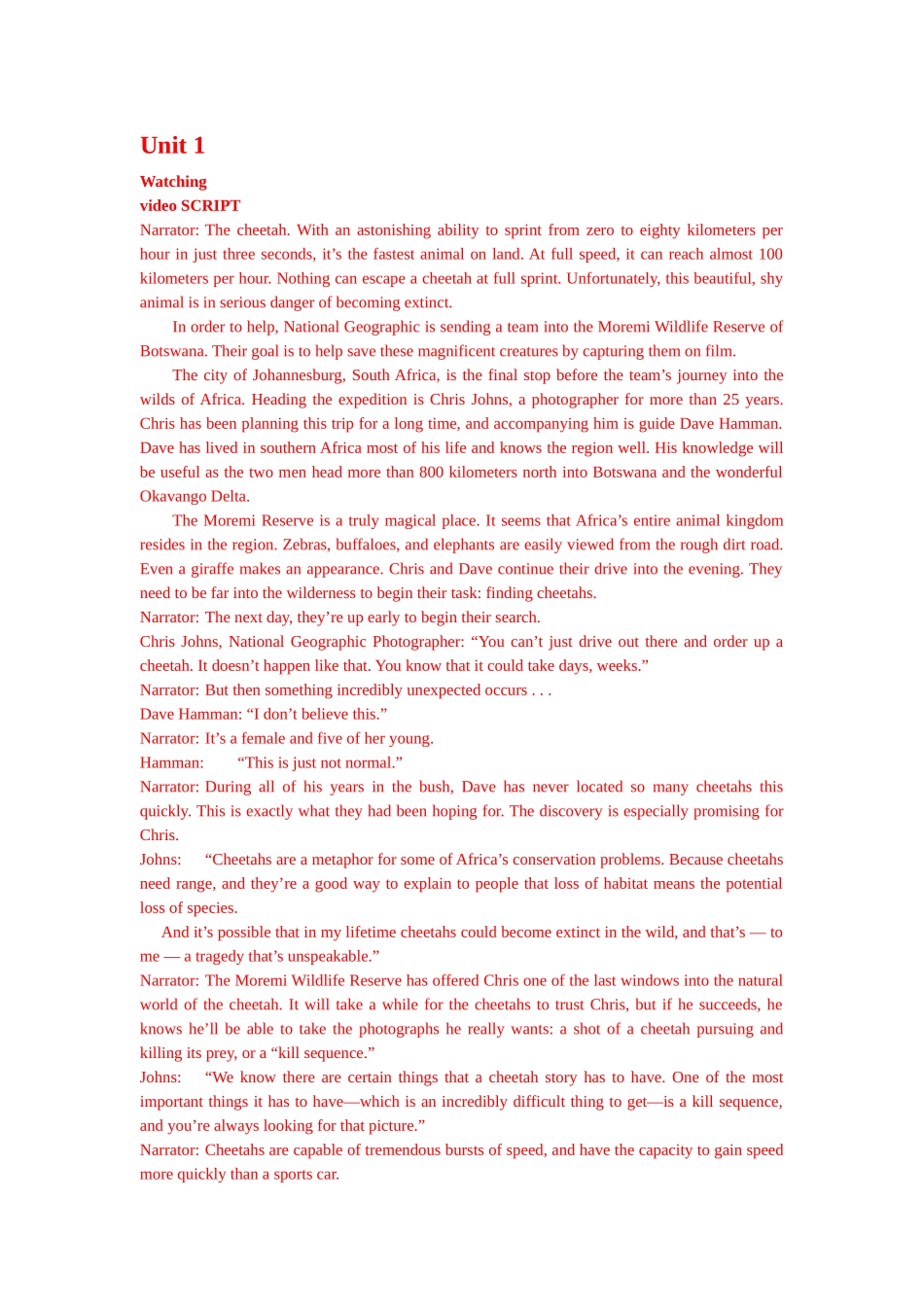 全新版大学英语视听阅读2-Unit1-5_第1页