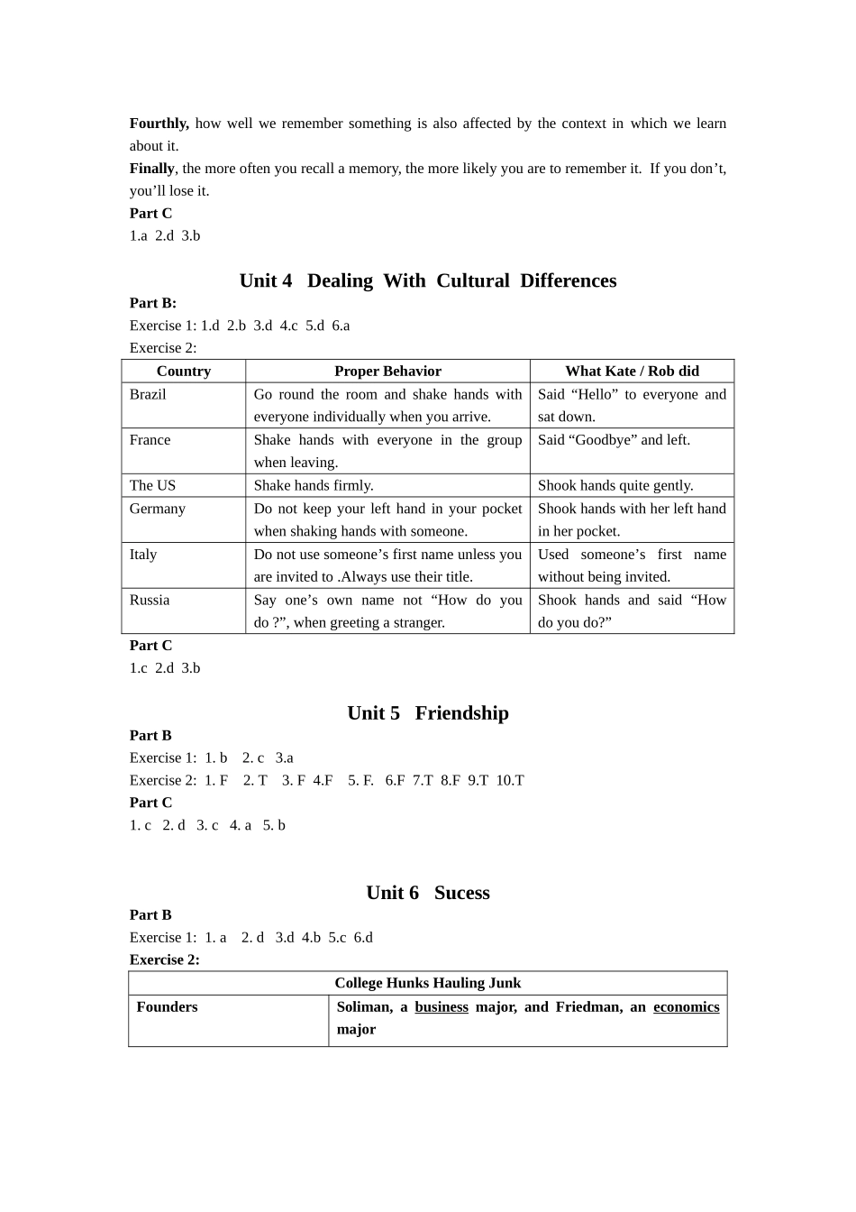 全新版大学英语听说教程4听力答案_第2页