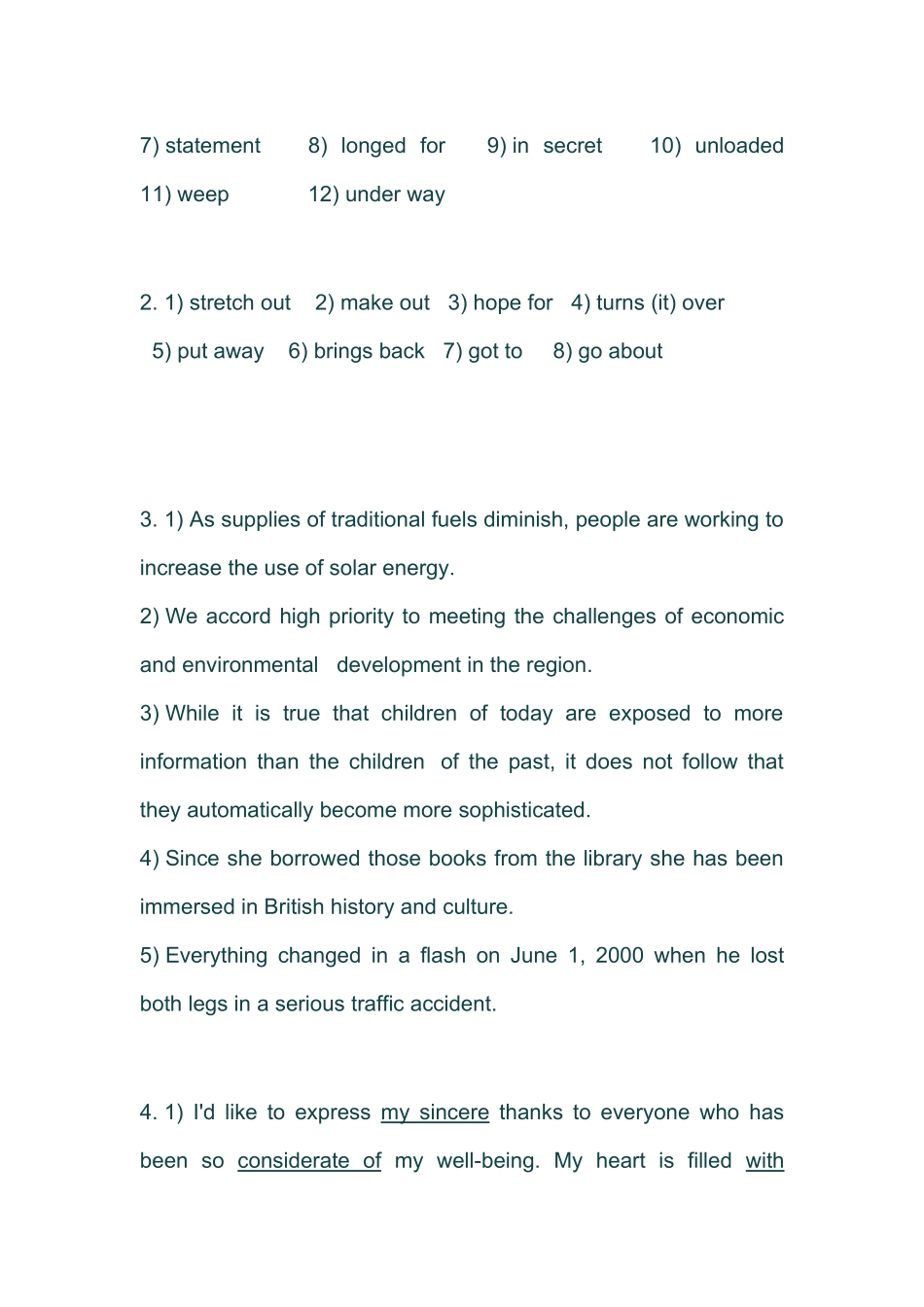 全新版大学英语综合教程(第二版)3解答Unit5-8_第2页