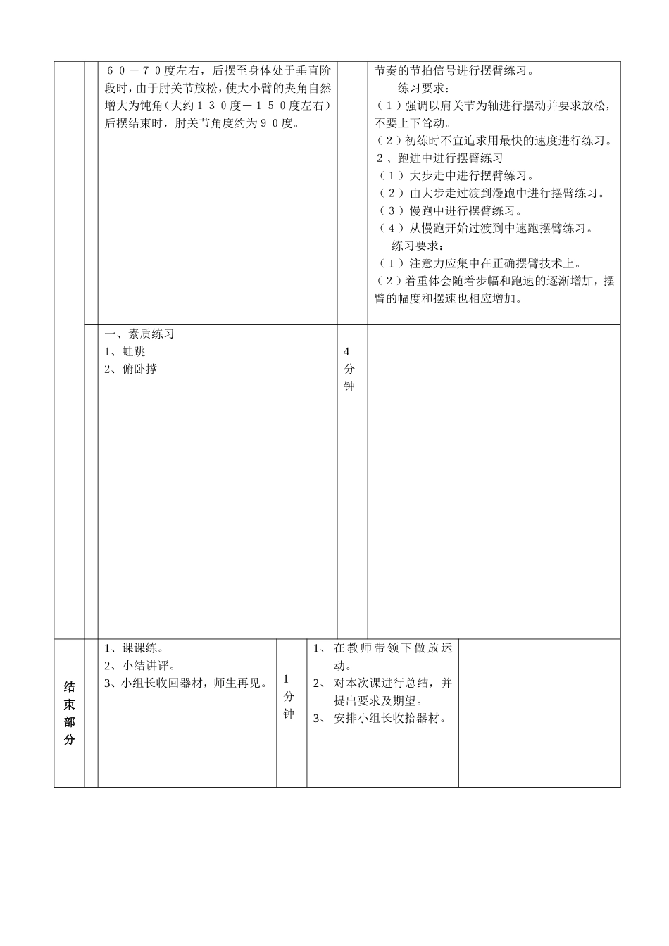 体育课教案模板_第3页