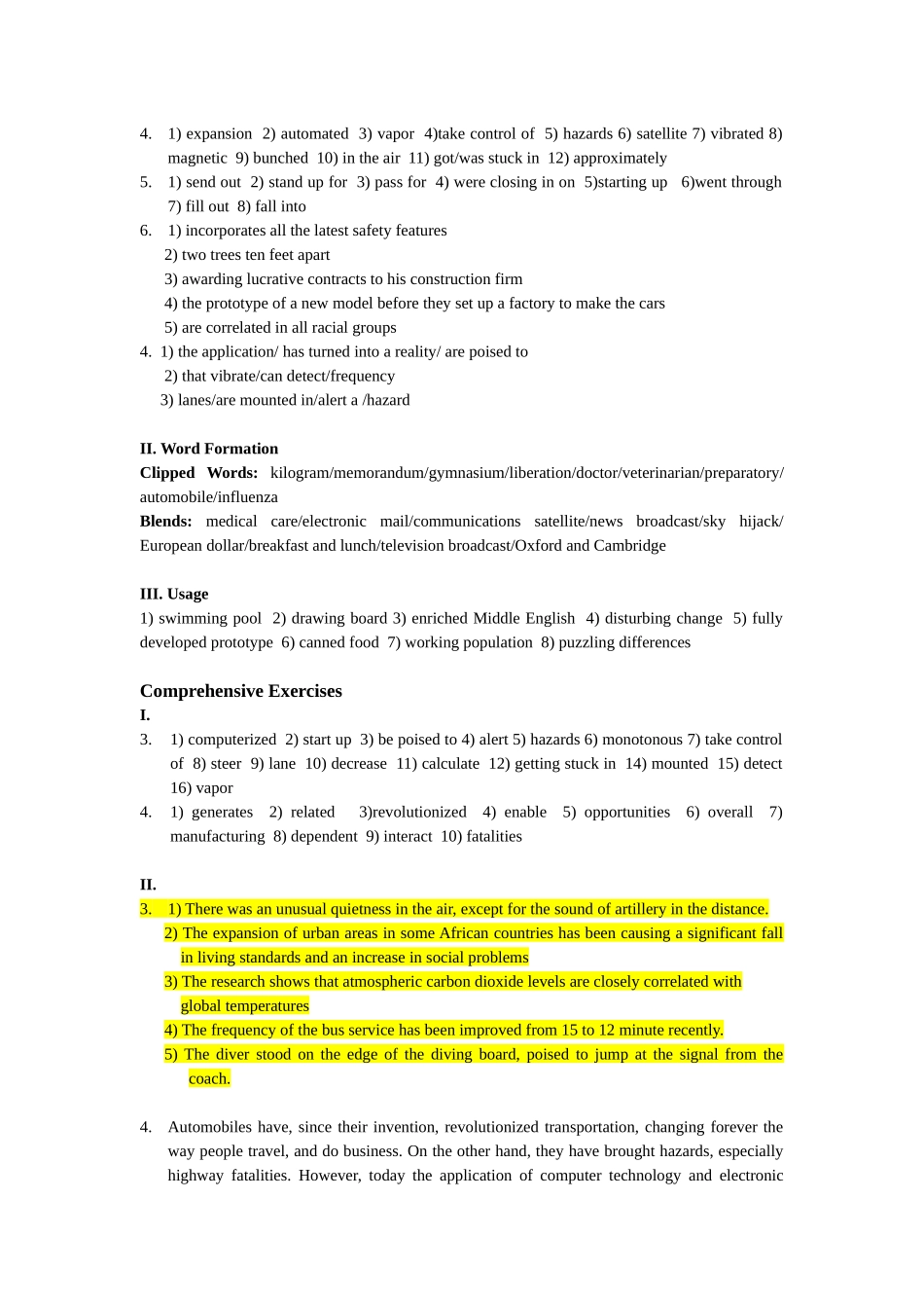 全新版大学英语综合教程4课后答案完全整理版_第3页
