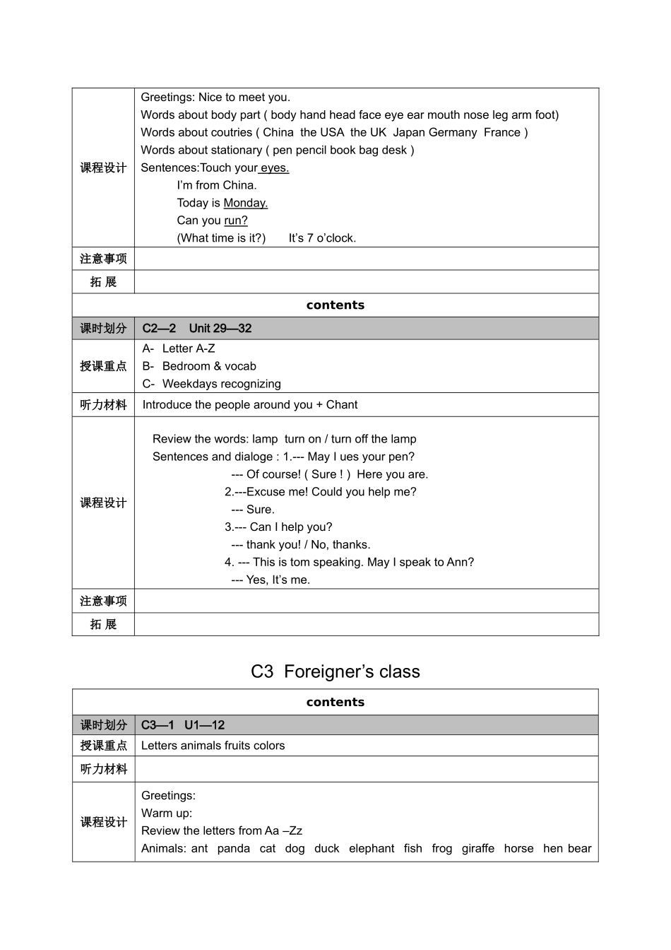 全新外教课教案(完成版)_第2页