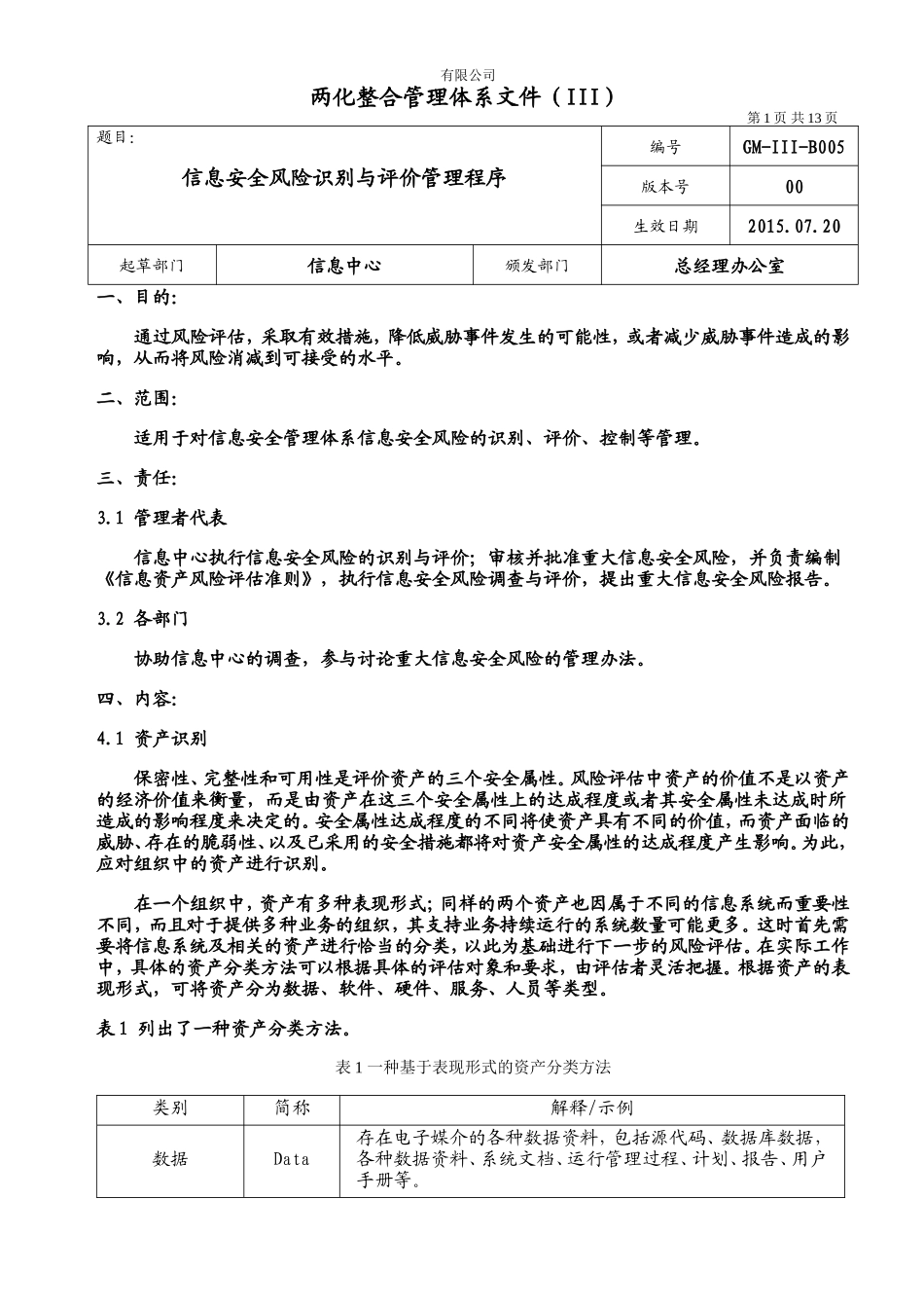 信息安全风险识别与评价管理程序_第1页