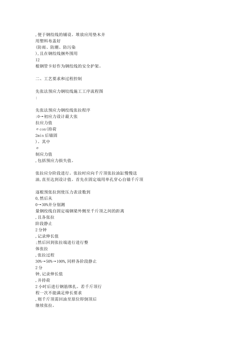 先张法预应力钢绞线的施工技术和工艺过程控_第2页
