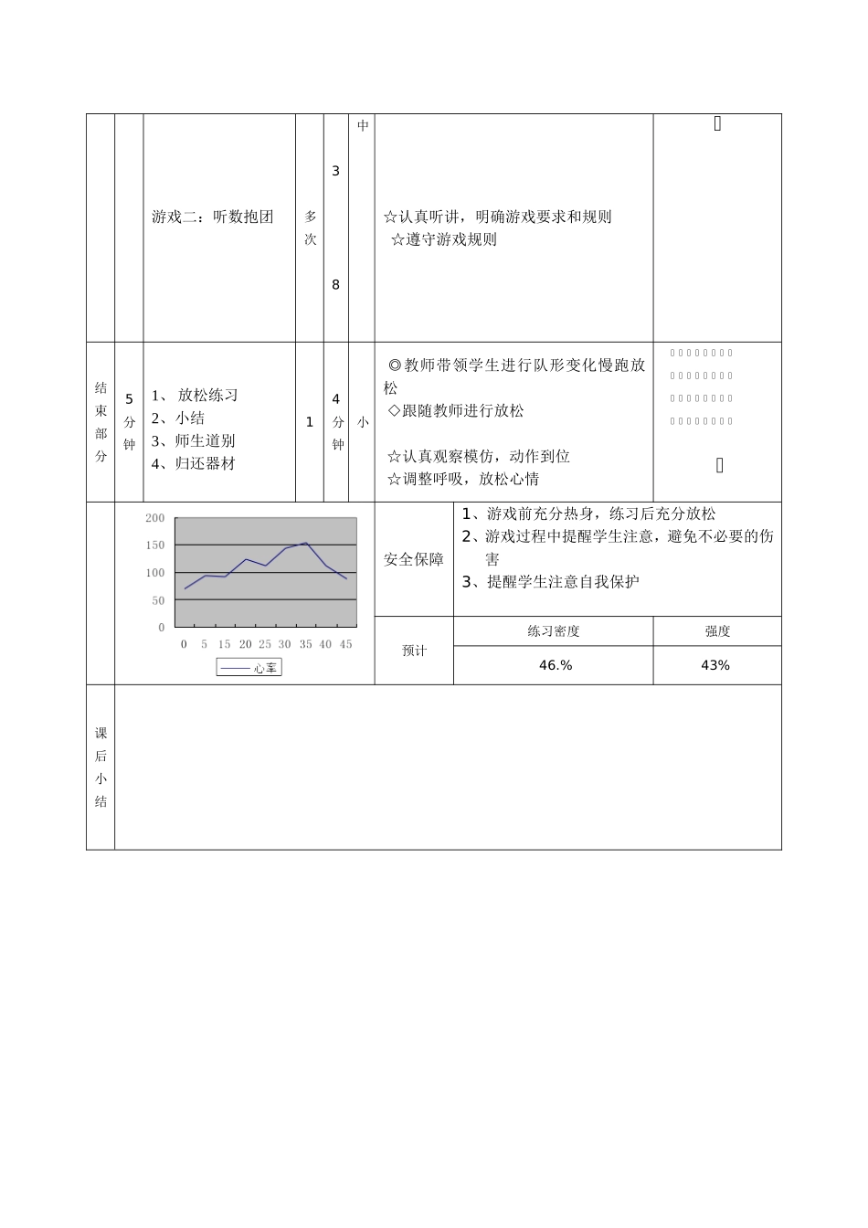 体育游戏课教案_第3页