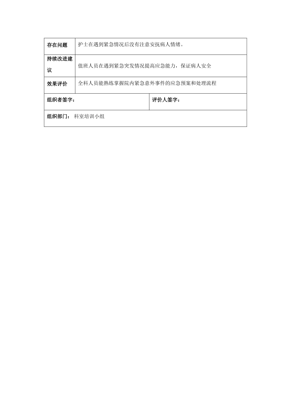 停水、停电应急预案演练记录_第3页