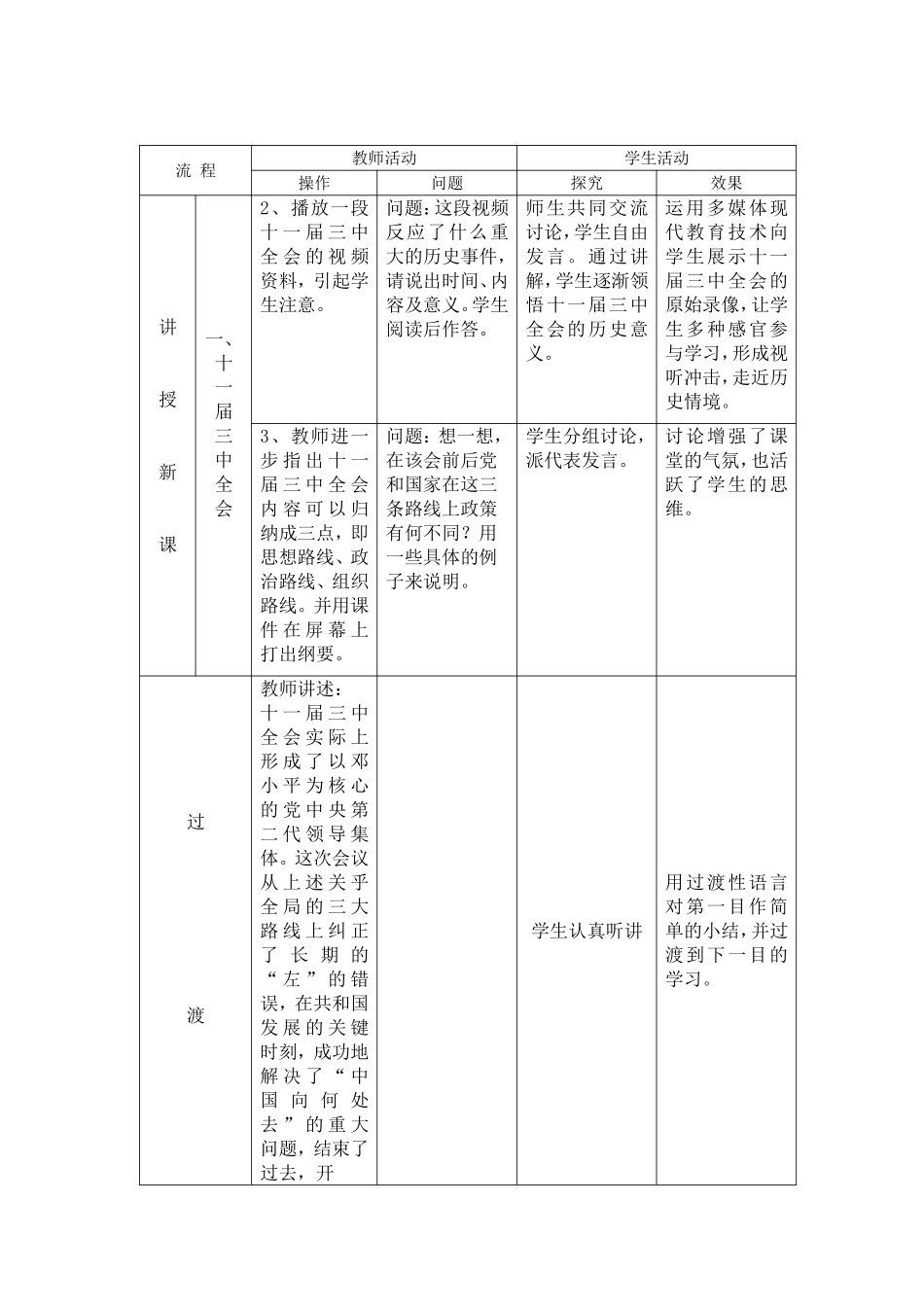 伟大的历史转折教学设计_第3页