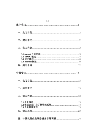 信管专业实习报告