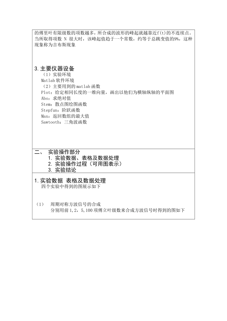信号与系统实验报告4_第2页