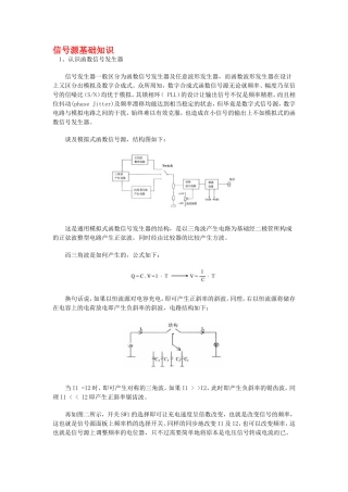 信号源基础知识
