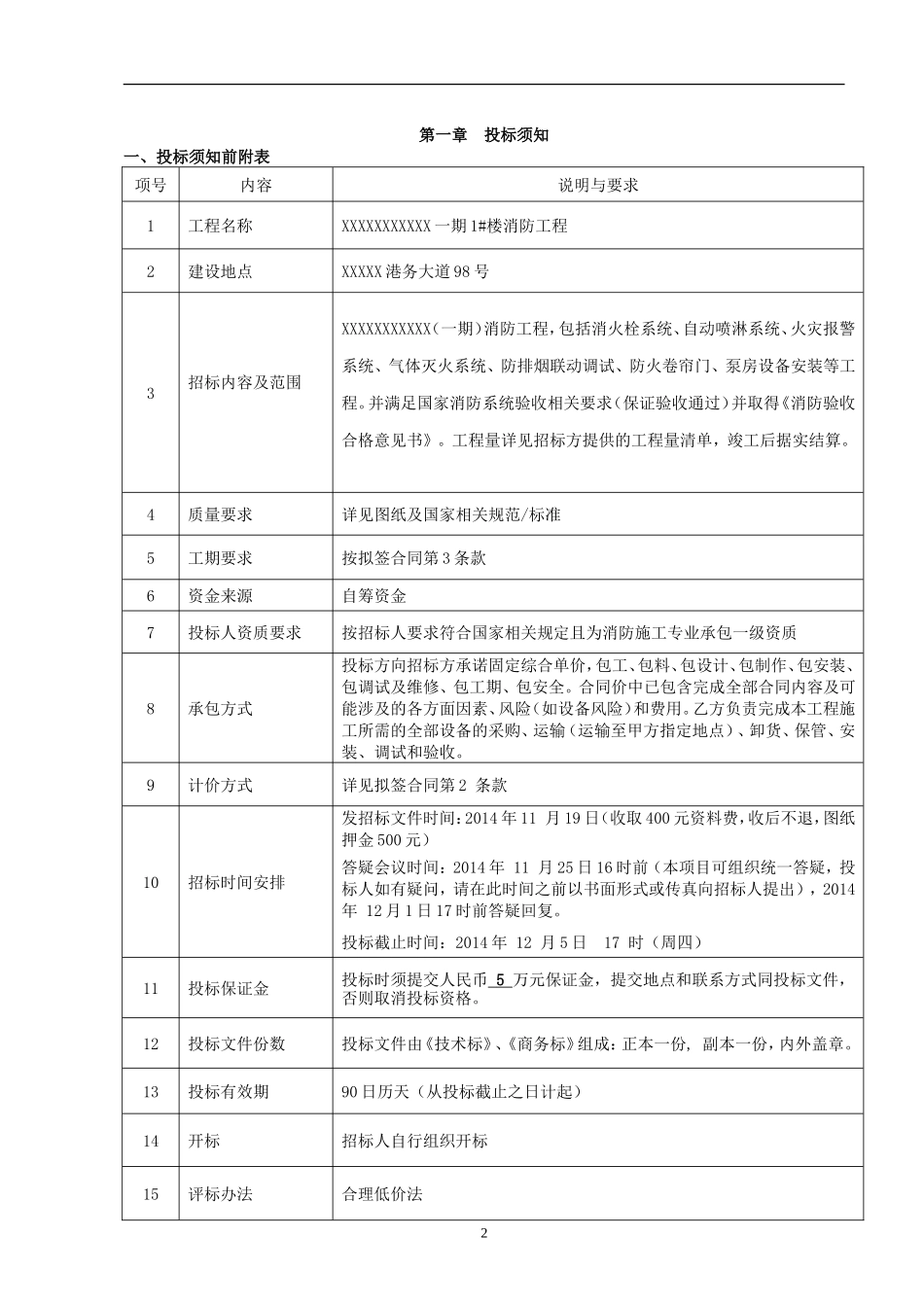 优秀详细的消防工程招标文件商务部分_第3页