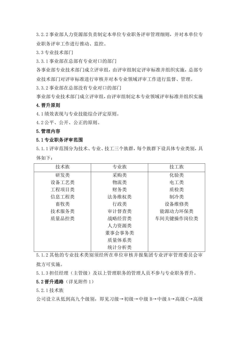 伊利集团员工专业职务晋升管理办法_第2页