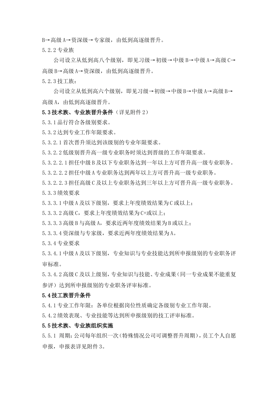 伊利集团员工专业职务晋升管理办法_第3页