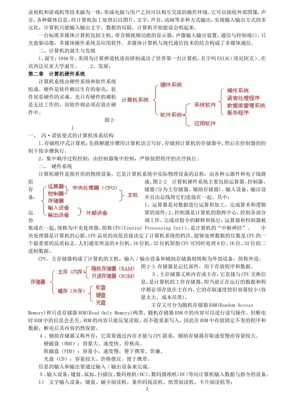 信息学奥赛计算机基础知识复习材料_第2页