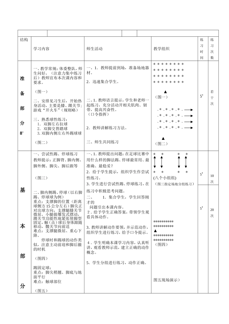 优质课足球教案文档_第2页