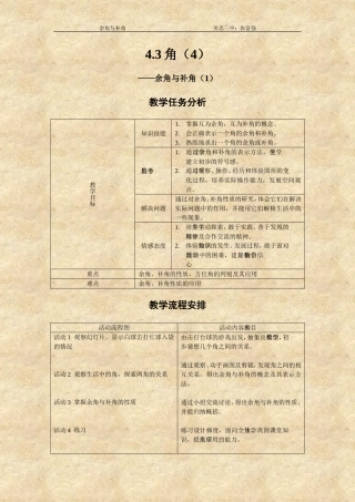 余角与补角-吴忠三中张富强