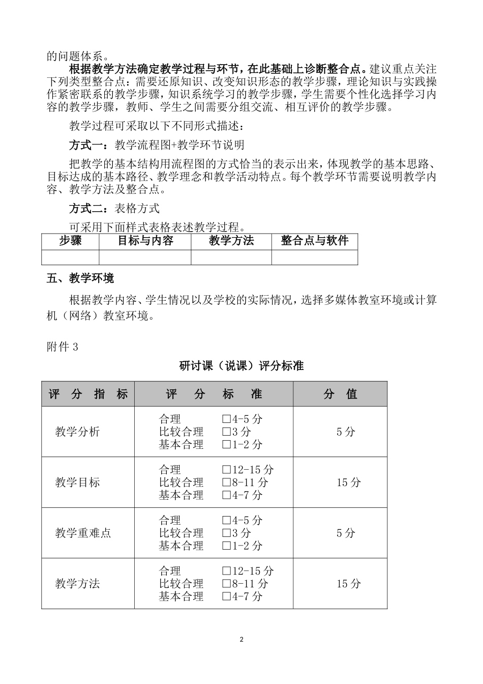 信息技术与教学融合优质课大赛要求_第2页