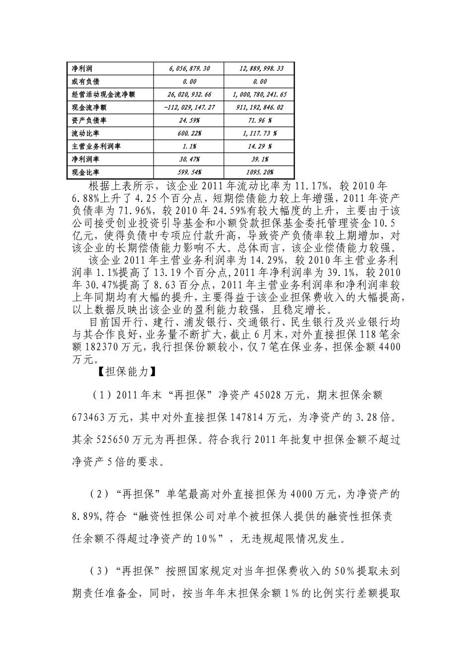 信用再担保有限责任公司担保额度核定_第3页