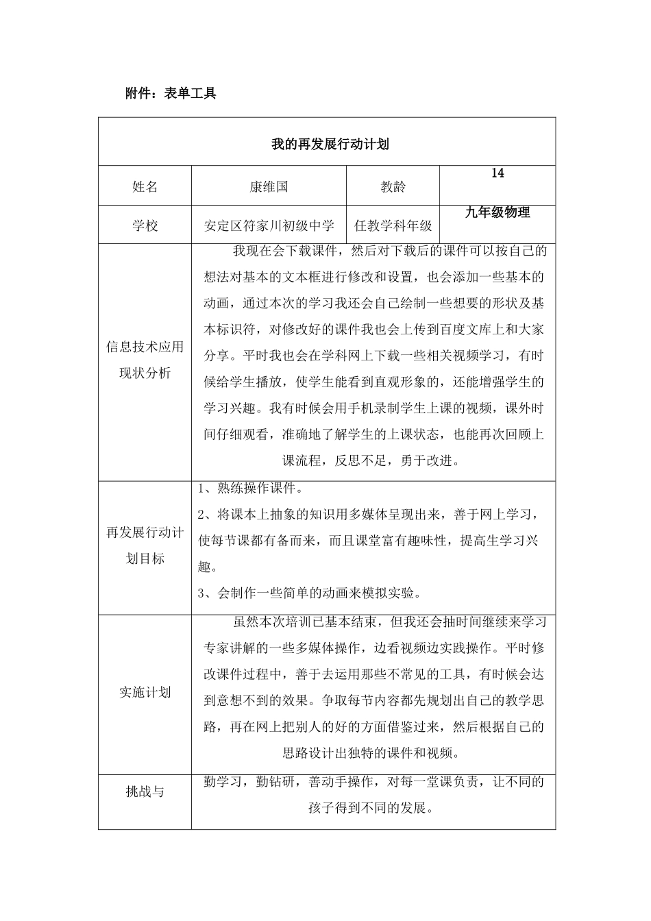信息技术作业：我的信息技术应用能力持续提升行动计划_第2页