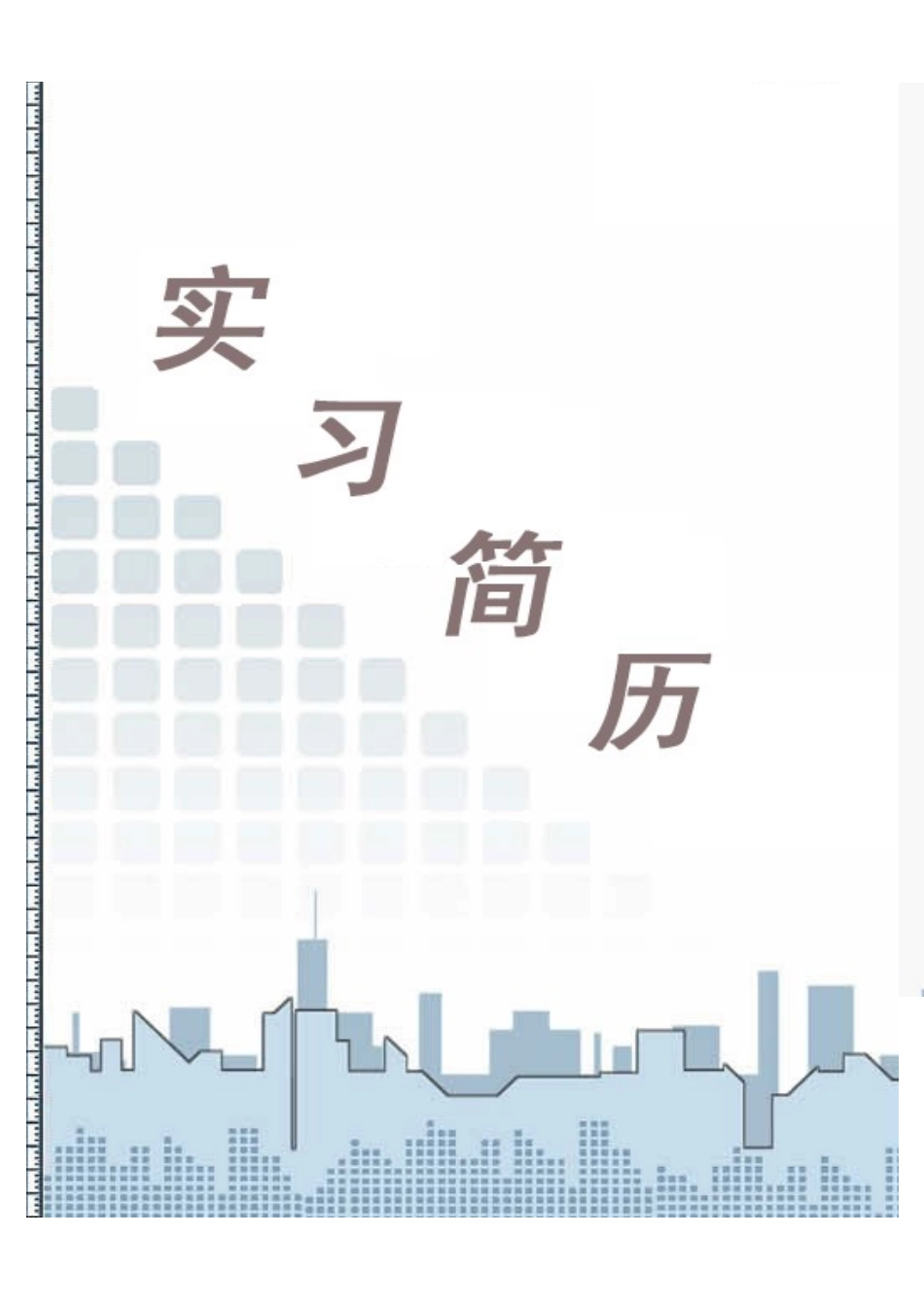 优秀精美简历模板集合-4_第2页