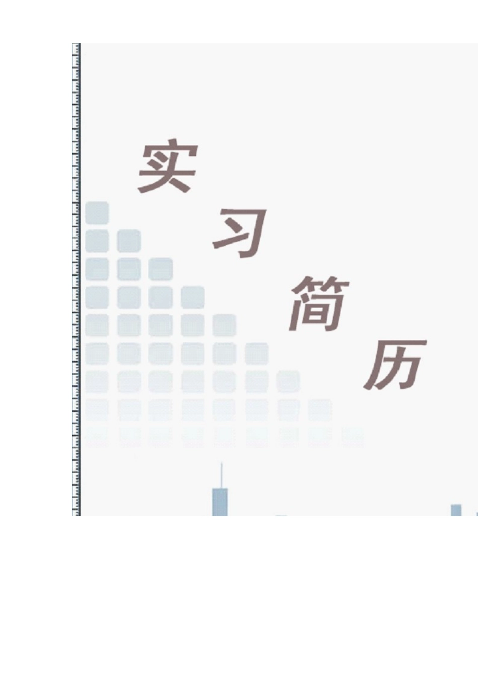 优秀精美简历模板集合-4_第3页