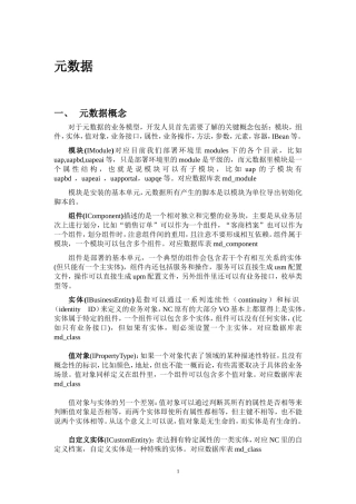 元数据使用入门