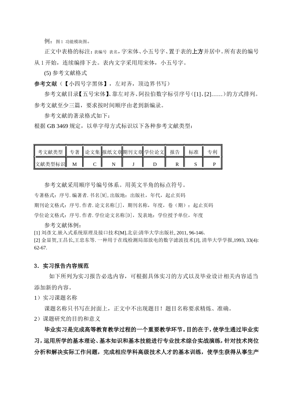 信息系毕业实习报告内容与格式规范(2012版)(1)_第2页