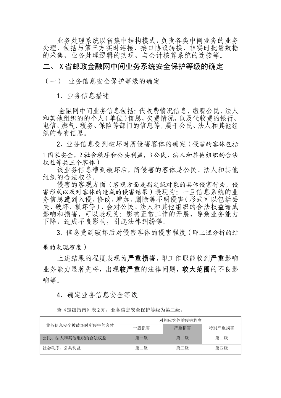 信息系统安全等级保护定级报告-中国网络安全等级保护网_第2页