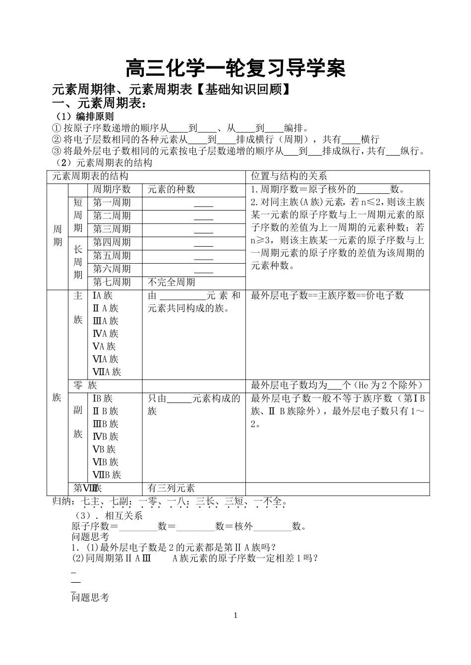 元素周期律元素周期表基础知识_第1页